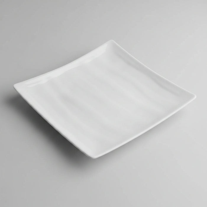 Modern White Square Ceramic Dinner Plate