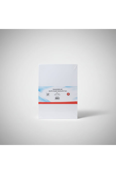 Diamondline White Pocket Envelope P & S.