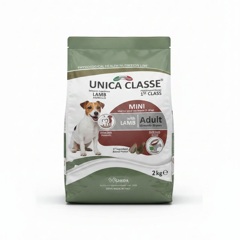 Unica Classe Mini Adult Hundefutter mit Lamm - 2kg