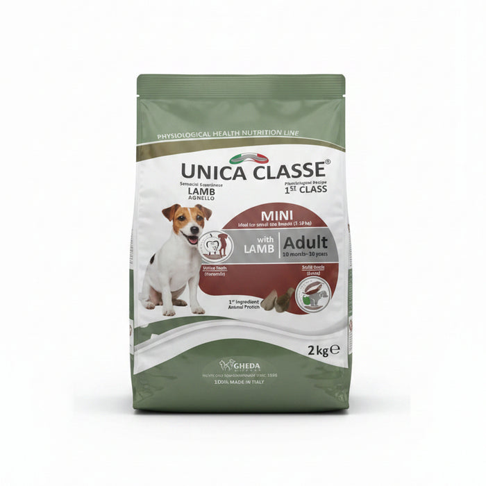Unica Classe Mini Adult Dog Food with Lamb - 2kg
