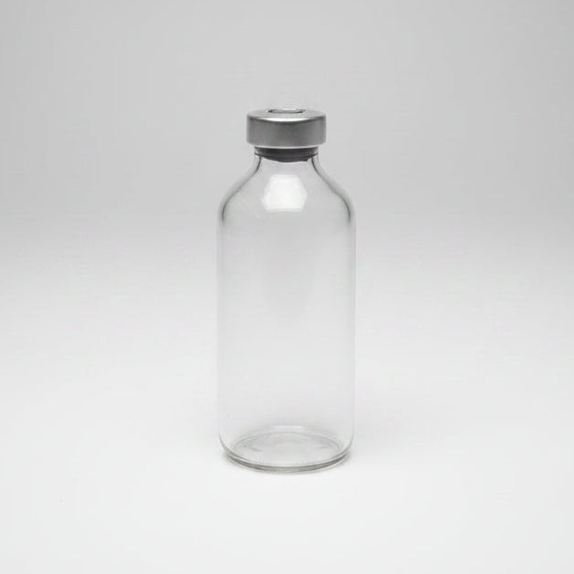 1-Liter Clear Glass Water Bottle