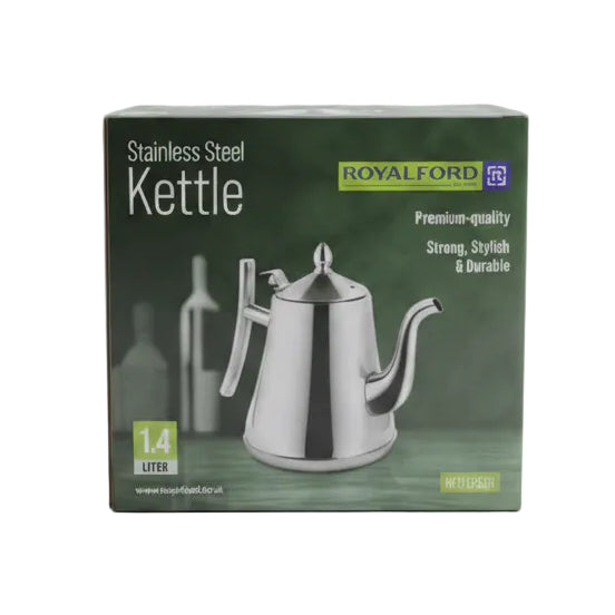 Royalford 1.4L Stainless Steel Kettle