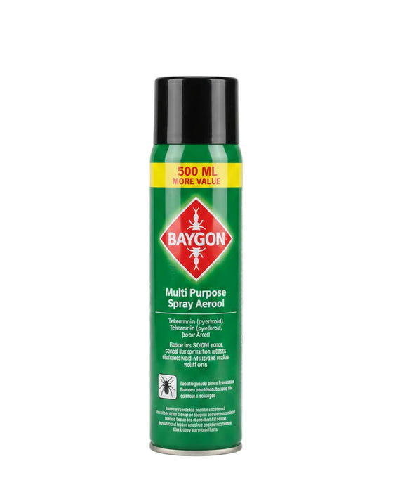Baygon Multi Purpose Spray Aerosol (500ml)