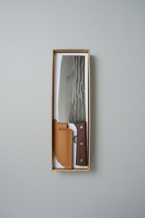 Japanese-Style Kitchen Cleaver with Sheath