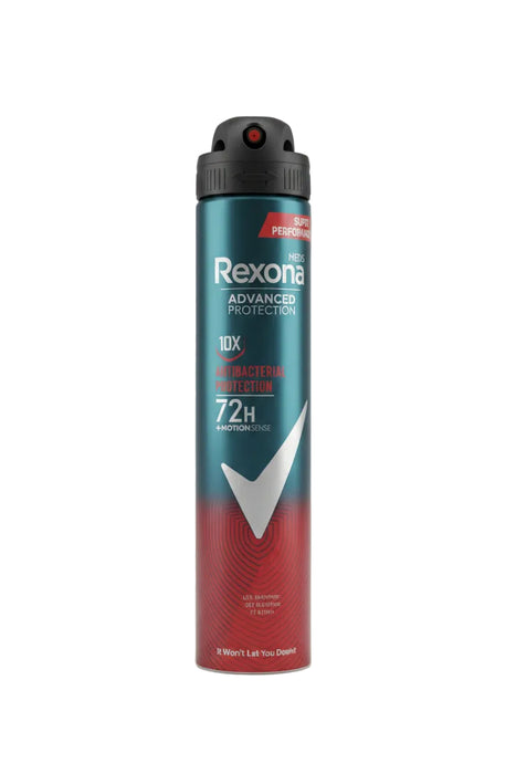 Rexona Men Advanced Protection Antibacterial Protection Antiperspirant Deodorant Body Spray (200ml)