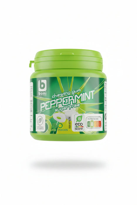 Boni Selection Peppermint Sugar Free Chewing Gum (50 Pieces)