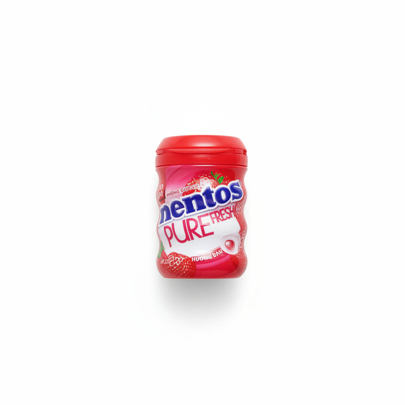 Mentos Pure Fresh Erdbeer-Kaugummi 40 Stück