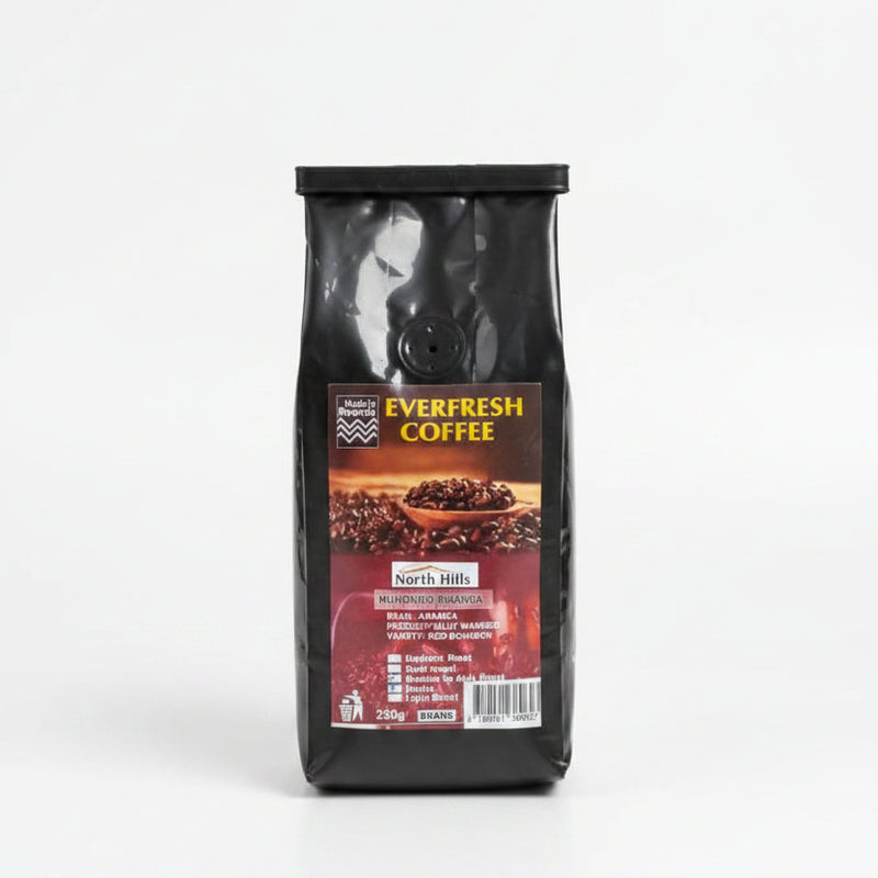 Everfresh Coffee North Hills Muhondo Rwanda Roast beans And poudre 250gr