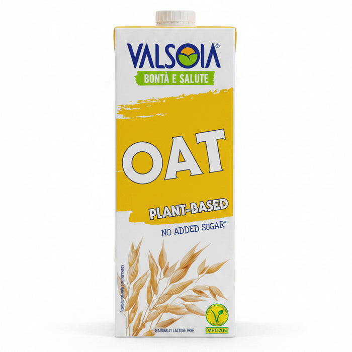 Valsoia Bontà e Salute Plant-Based Oat Milk (No Added Sugar) – 1L
