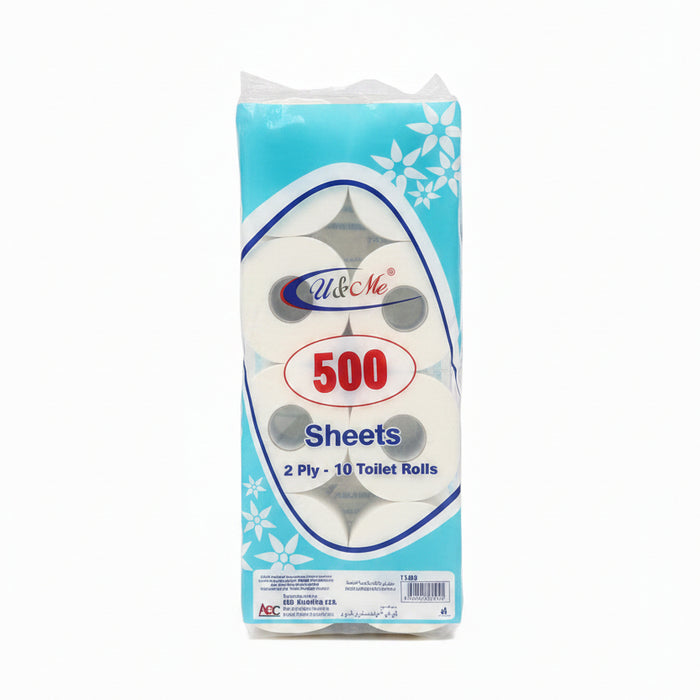 U & Me Toilet Rolls/10 Pieces
