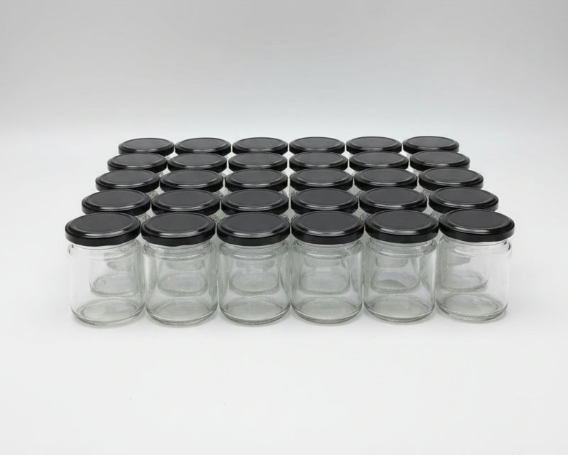 Mini Clear Glass Storage Jar 150ml / 1pc