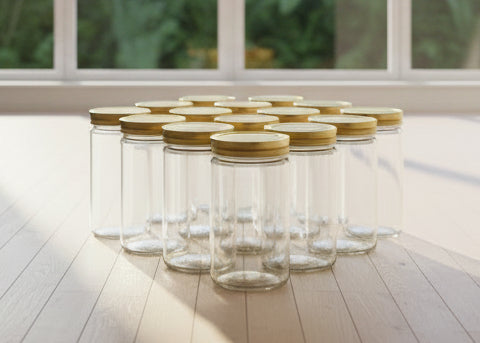 Glass Storage Jar 500ml 1pc