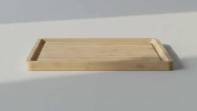 Rectangular Bamboo Serving Tray