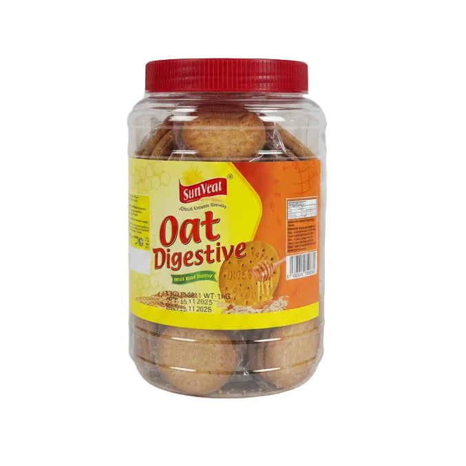 SunVeat Hafer-Verdauungs-Kekse (1kg Glas)