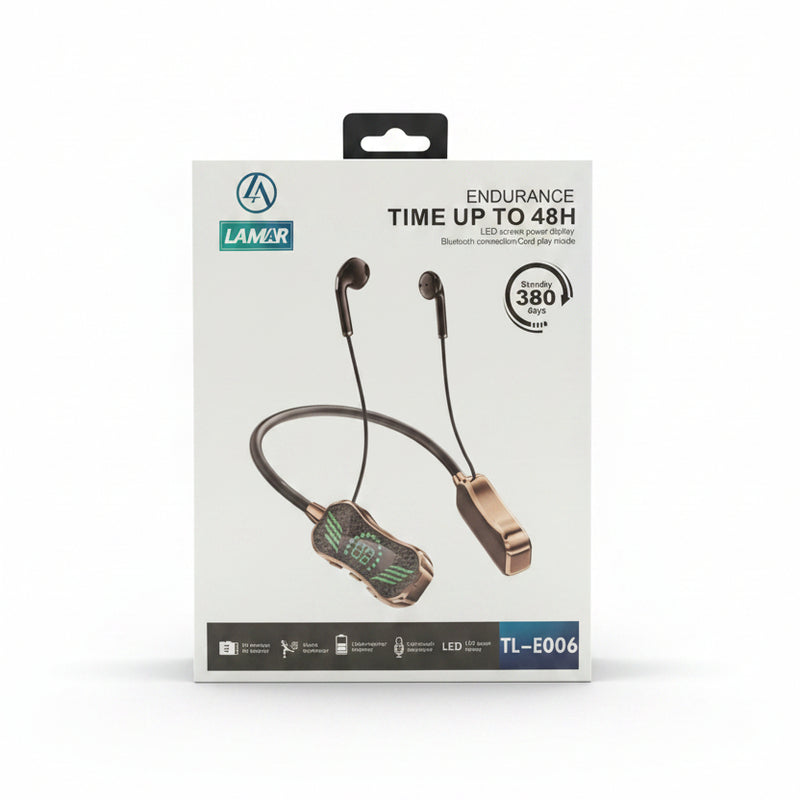 Lamar Endurance TL-E006 Wireless Neckband Earphones