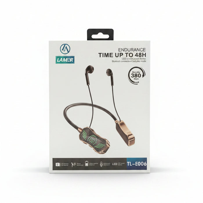 Lamar Endurance TL-E006 Wireless Neckband Earphones