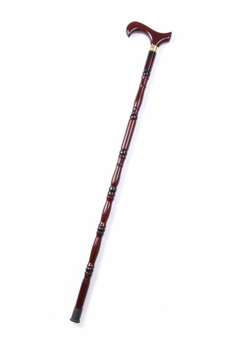 Premium Polished Dark Wooden Walking Cane(Inshyimbo)