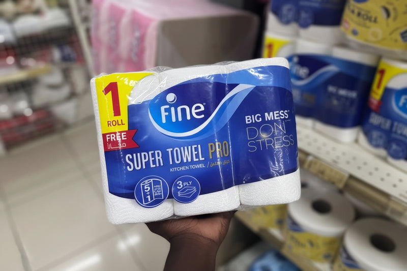 Fine Super Towel Pro (5+1 Gratis Packung)