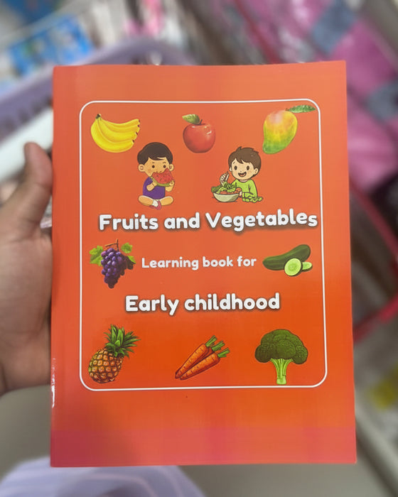 Fruits and Vegetables Learning Book for Early Childhood