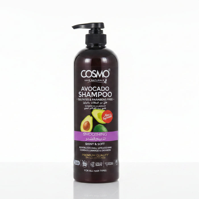 COSMO Hair Naturals Avocado Shampoo (Sulfates & Parabens Free) 1000ML