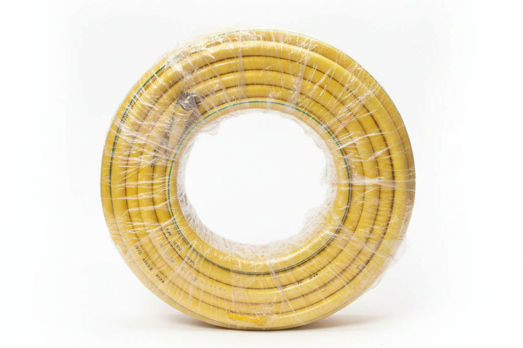 Yellow PVC Garden Hose Pip 50M