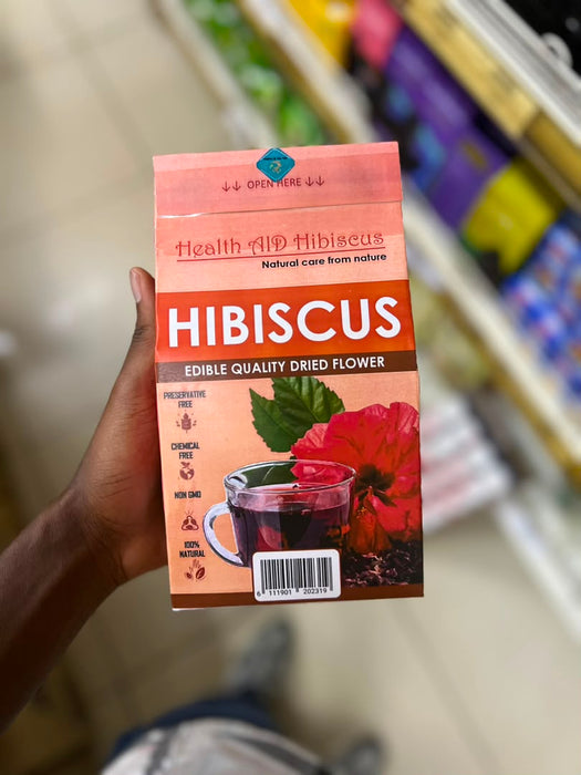 Health Aid Hibiscus Edible Quality Dried Flower 150g