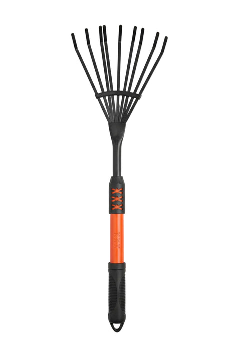 Mini Handheld Garden Fan Rake 9-Tine Hand Tool