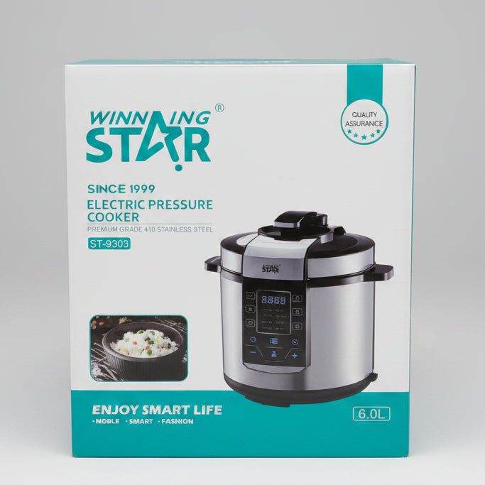 Winning Star Electric Pressure Cooker 6.0L