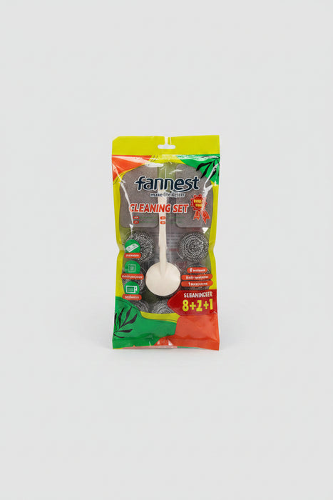Multi-Purpose Kitchen Cleaning Set (10 Pieces)