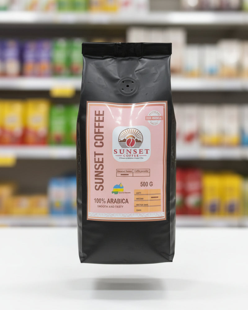 Sunset Coffee 100% Arabica Roasted Beans (500g)