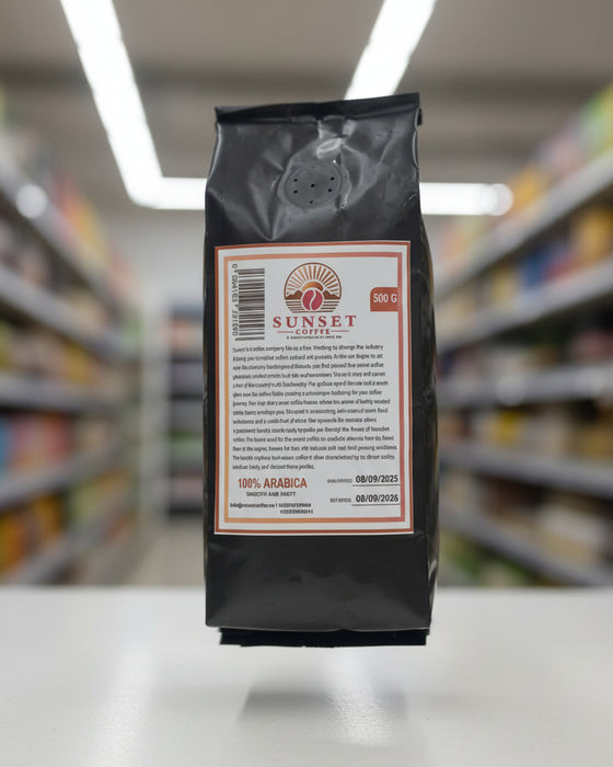 Sunset Coffee 100% Arabica Roasted Beans (500g)