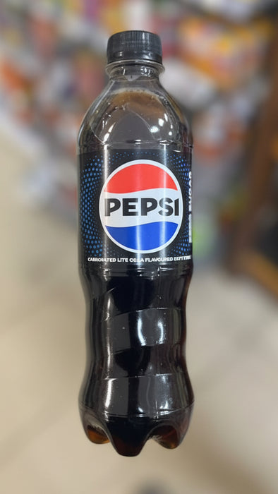Pepsi Zero Sugar Carbonated Lite Cola - Flavored Soft Drink 500ml