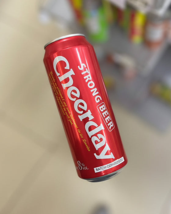 Cheerday Strong Beer Can (8% Vol)