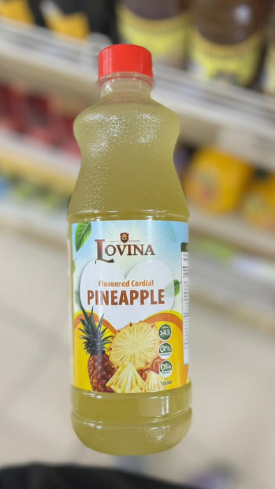 Lovina Pineapple Flavoured Cordial 840ml