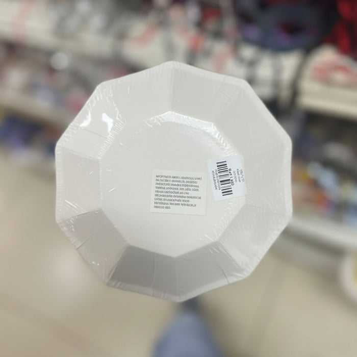 Feliz Cumpleaños Octagonal Paper Plate