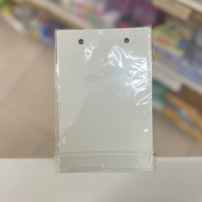 Deli Plastic Clipboard with Ruler (A5 Size)
