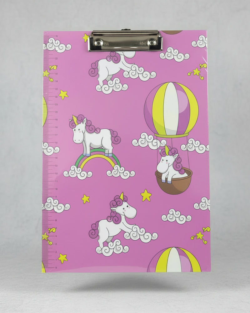 Pink Unicorn Clipboard