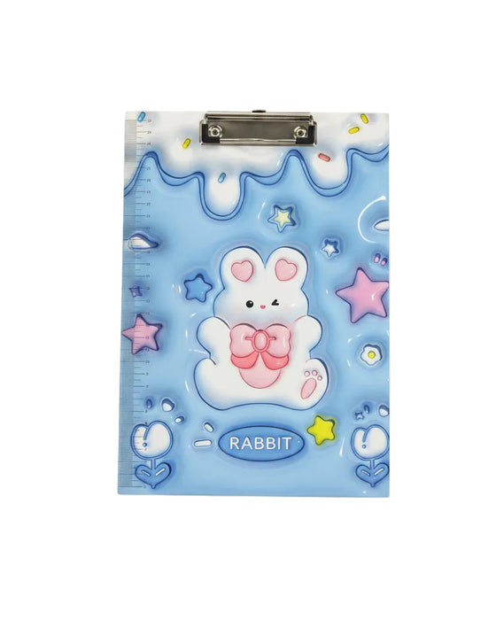 Kawaii Cute Rabbit Clipboard A4