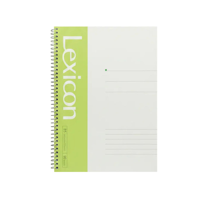 Lexicon B5 Spiral Notebook (90 Sheets)