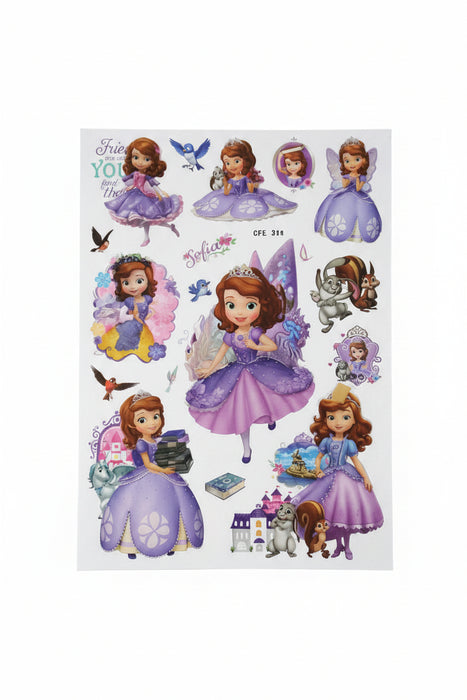 Princess Sofia the First 8D Wall Sticker Sheet A2