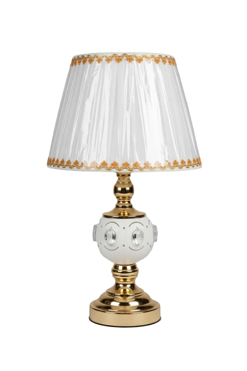 Table Lamp with Pleated Shade