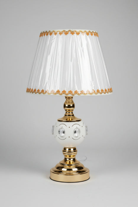 Table Lamp with Pleated Shade