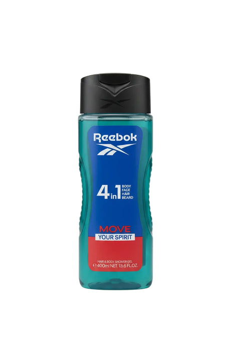 Reebok Move Your Spirit 4-in-1 Hair & Body Shower Gel 400ML