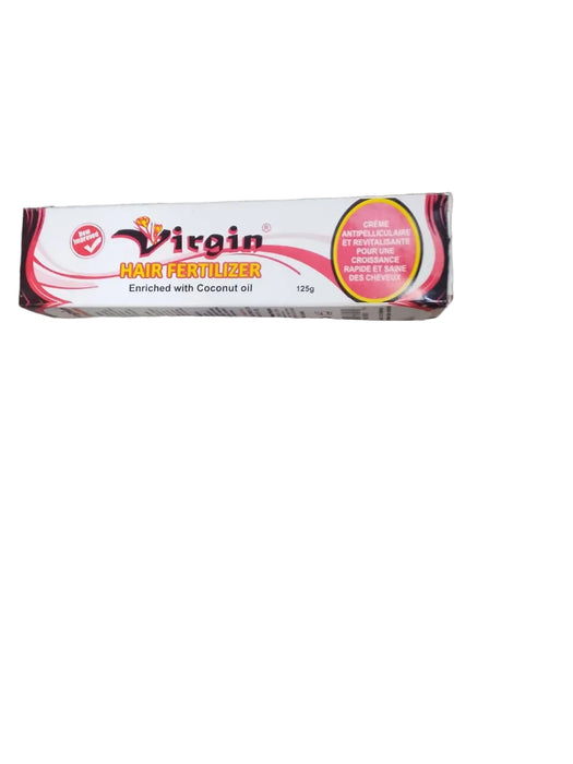 Virgin Hair Fertilizer With Coconut Oil Treatment In a 125g