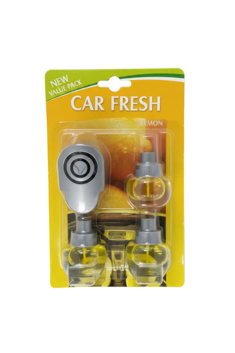 Car Fresh Air Freshener Kit (Lemon)