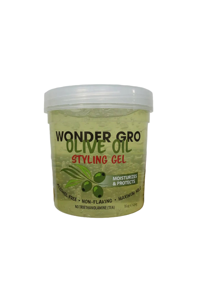 Wonder Gro Olive Oil Styling Gel  16 oz (454g)