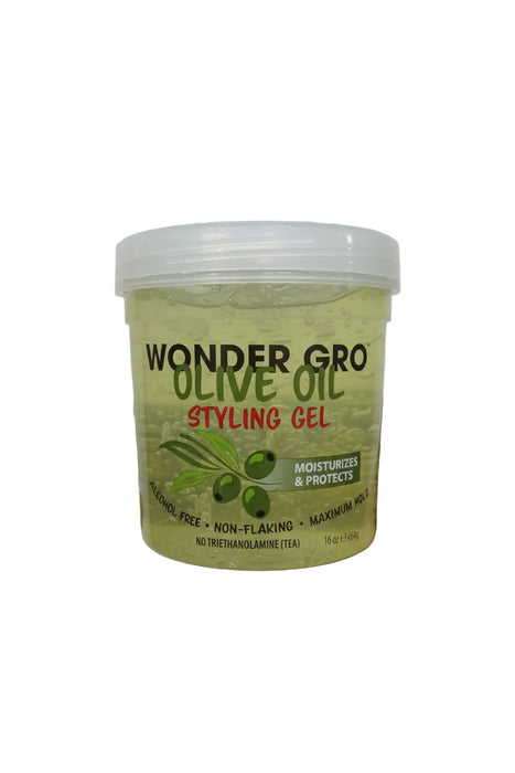 Wonder Gro Olive Oil Styling Gel  16 oz (454g)