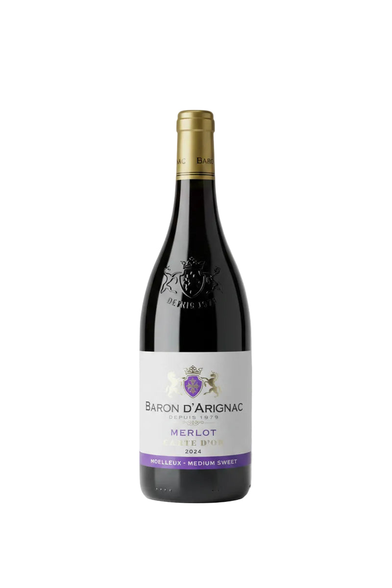 Baron D'Arignac Merlot Carte D'Or Moelleux Medium Sweet 750ML