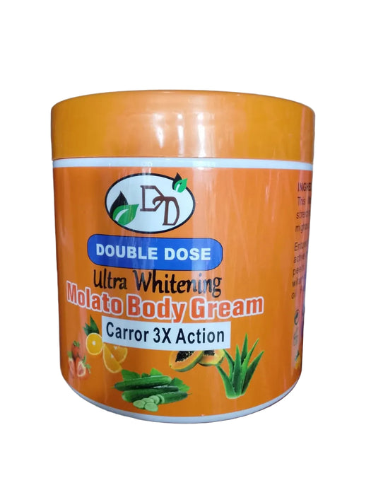 DD Double Dose Ultra Whitening Molato Body Cream (Carror 3X Action)600g