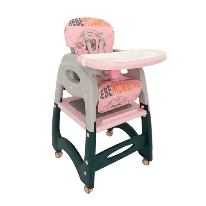 Convertible Baby High Chair and Study Table Set 2 In 1